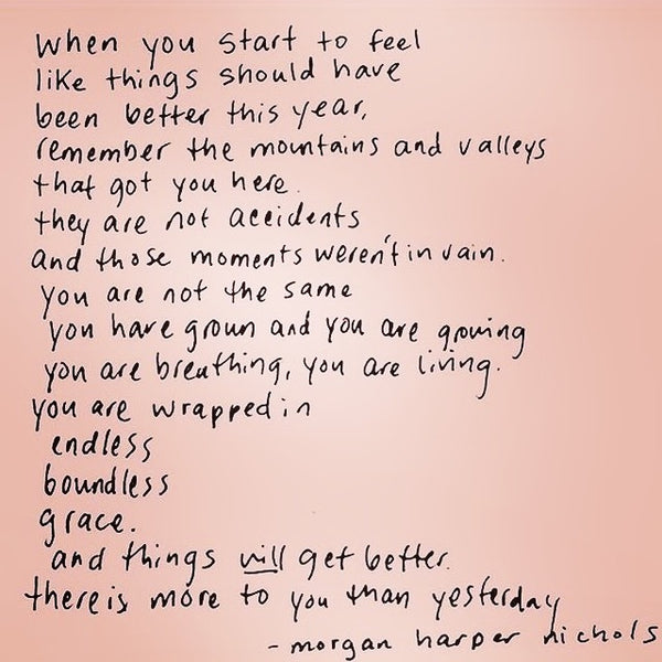 Here's to growing, breathing and living even more in 2018!